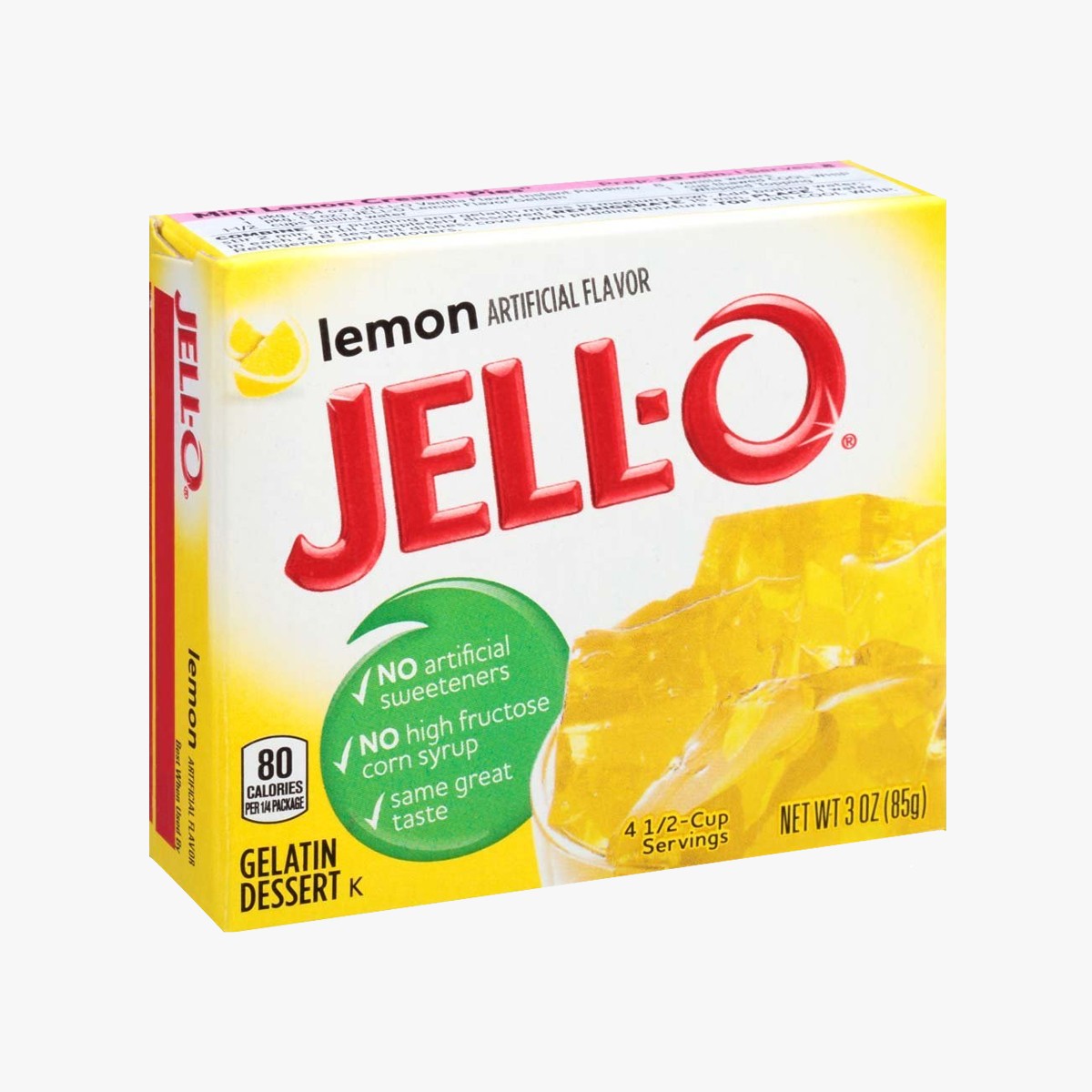 JellO Lemon Gélatine parfum Citron