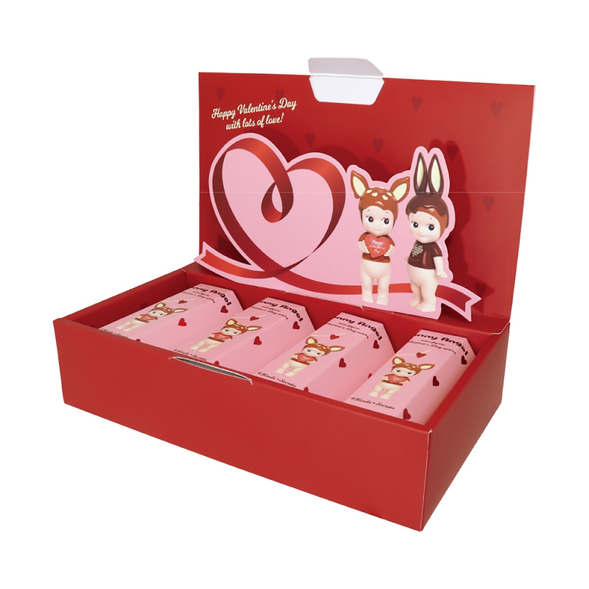 sonny angel Serie limitée Coffret Saint Valentin quatre personnages