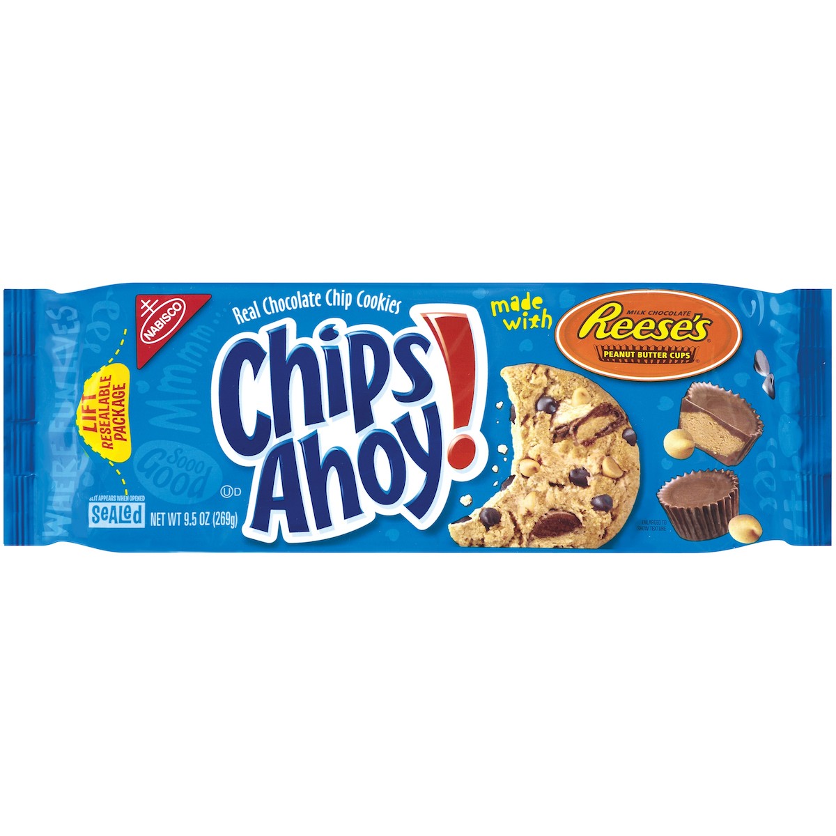 Cookies Chips Ahoy! pépites de chocolat et Reese's peanut butter cups
