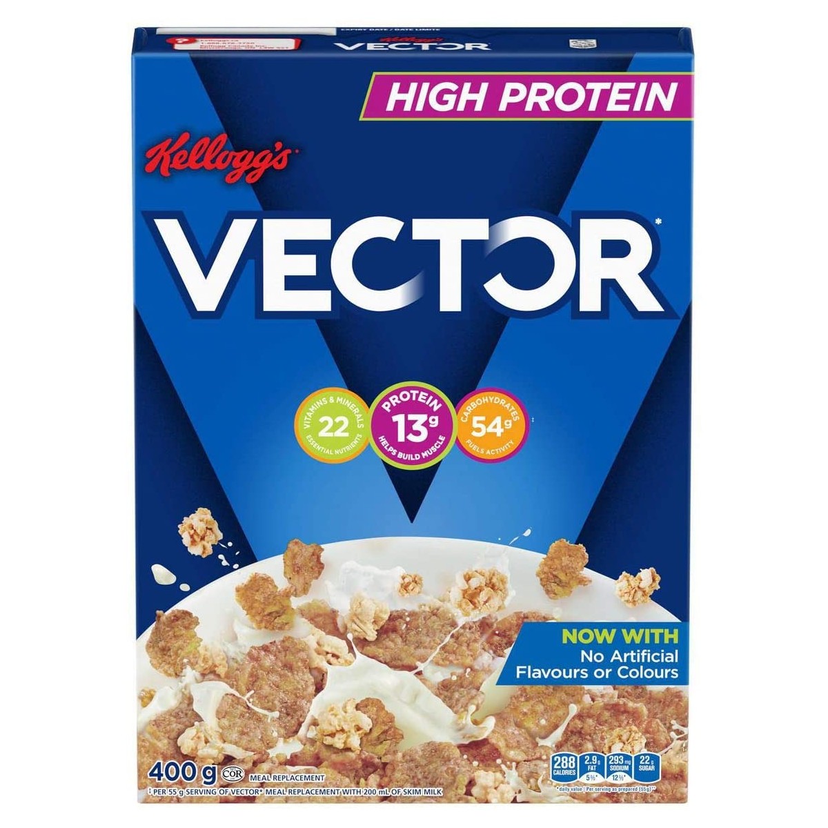 Kellogg's Vector High Protein Substitut de repas protéïné