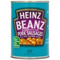 Heinz Baked beans with Pork Sausages 