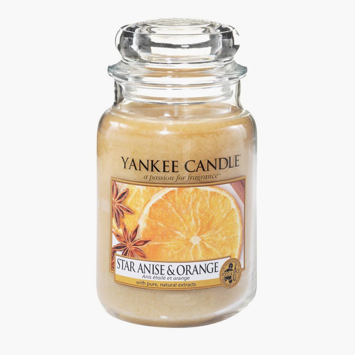 Yankee Candle Bougies Jarres Star Anise &amp; Orange