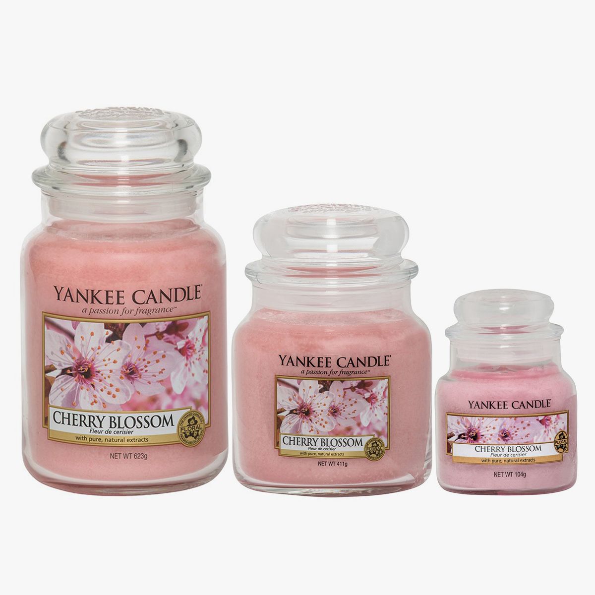 Fleur blossom. Cherry Candle.