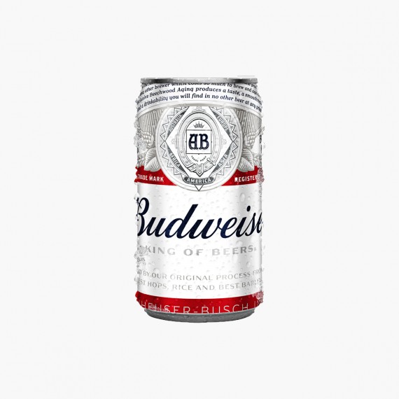 Budweiser can beer