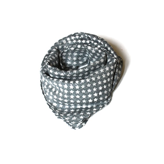 foulard-gris-etoile