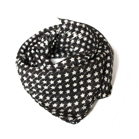 foulard-noir-etoile