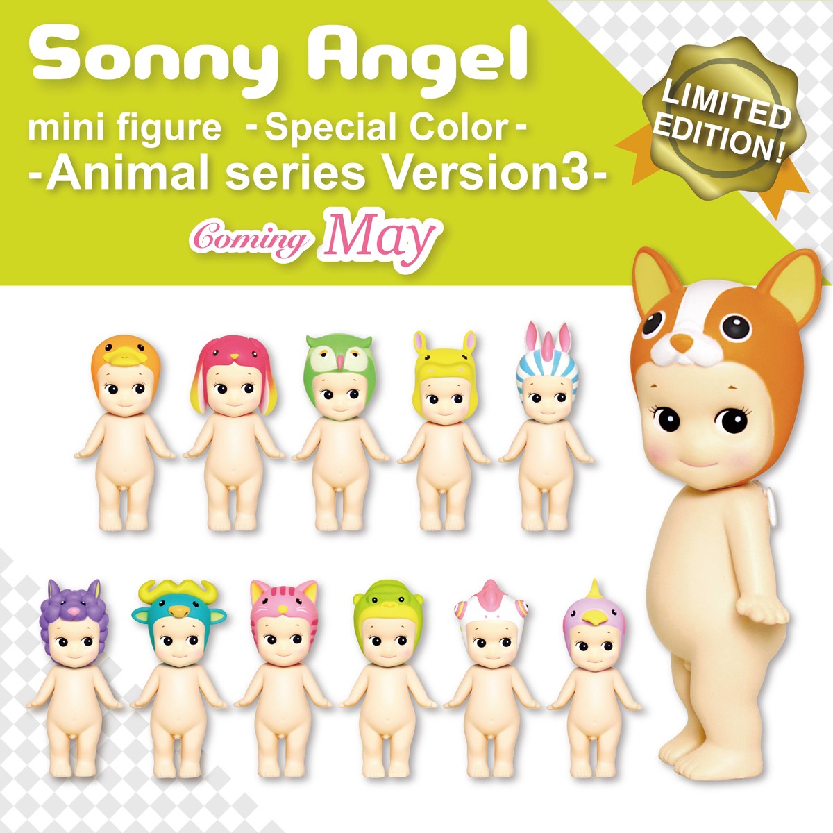 animal series version 3 Figurine Sonny Angel ANIMAUX 3 