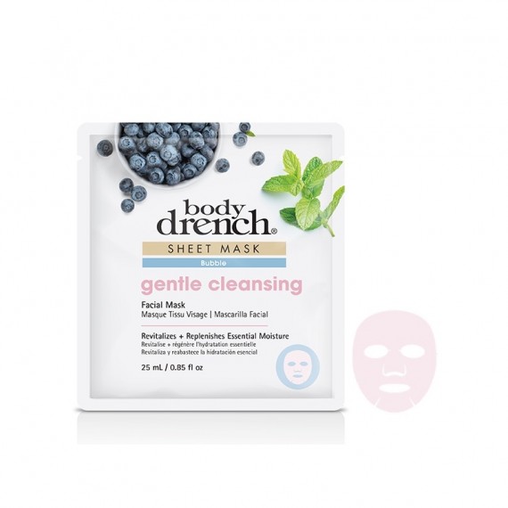 Body Drench Masque Tissu Bubble Gentle Cleansing