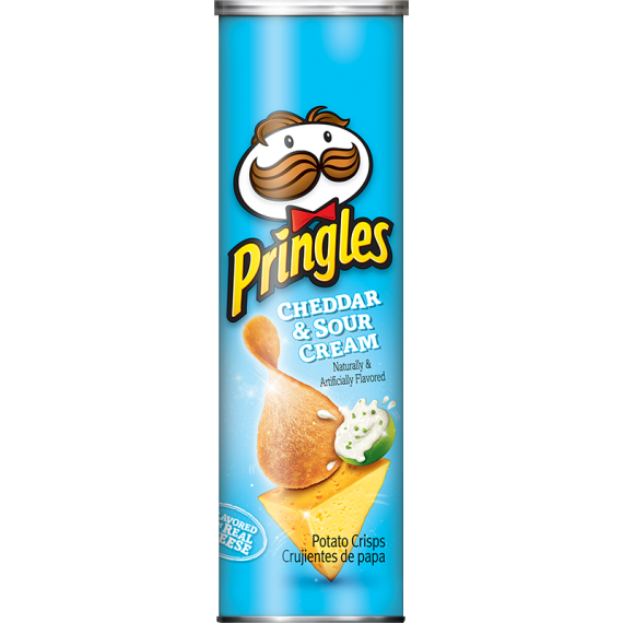 PRINGLES CHEDDAR SOUR CREAM 158 GR