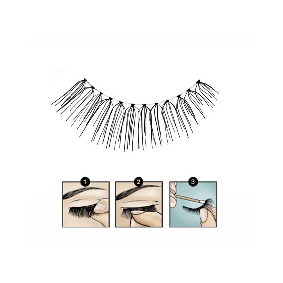 Faux Cils Fashion Lashes 123 BLACK