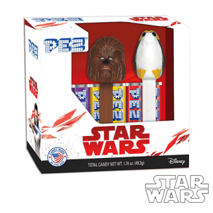 Coffret PEZ Star Wars Episode 8 - Chewbacca & Porg