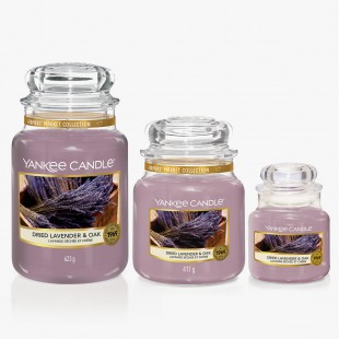Dried Lavender & Oak Bougies Jarres