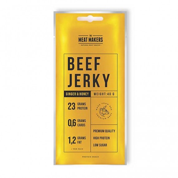 Beef Jerky Ginger & Honey 40g The Meat Makers