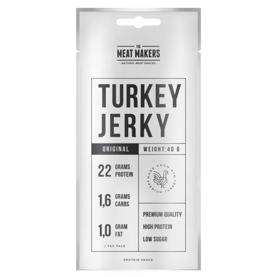 Turkey Jerky Original 40g The Meat Makers