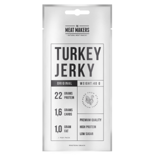 Turkey Jerky Original 40g The Meat Makers