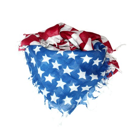 Foulard-US-FLAG-Franges