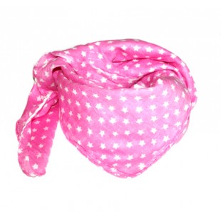 Foulard Rose étoilé