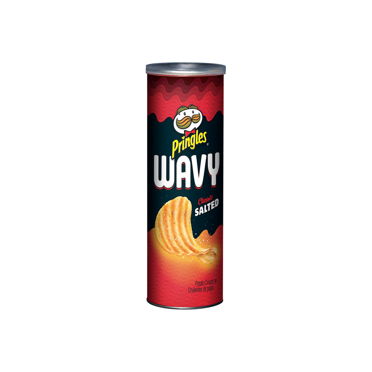 Pringles Wavy Classic Salted.