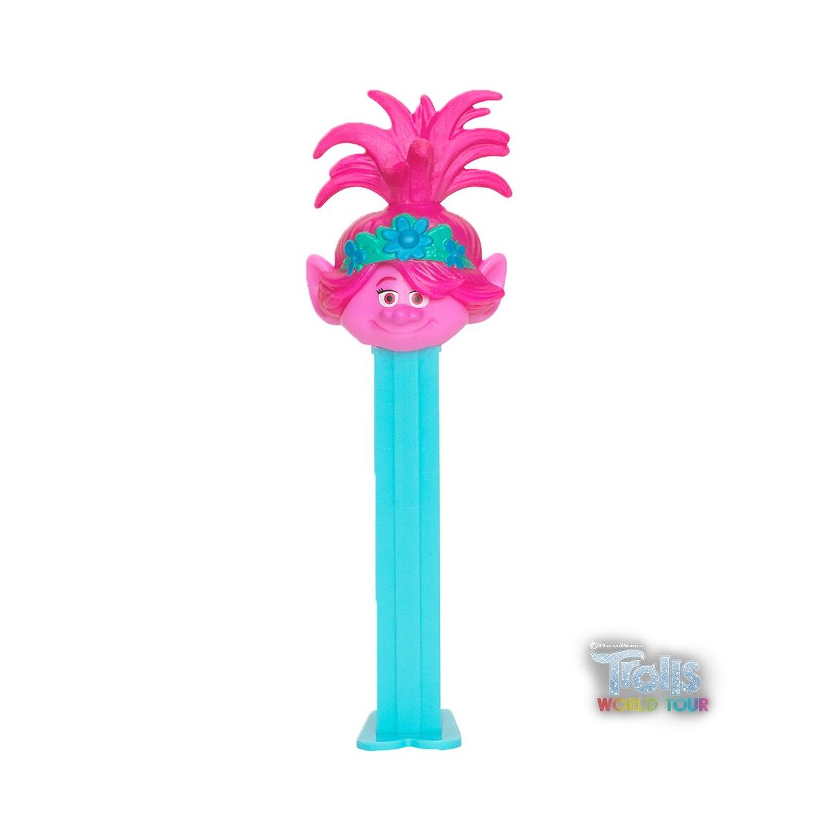 Pez Queen Poppy Troll 2 World Tour Import Usa