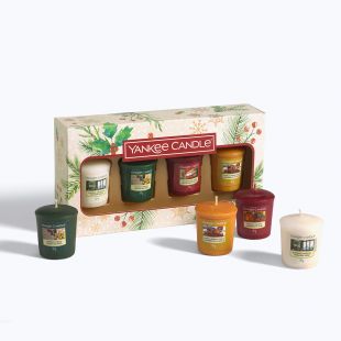 Coffret 4 Votives Magical Christmas Morning