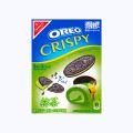Oreo Crispy Matcha Roll-Cake