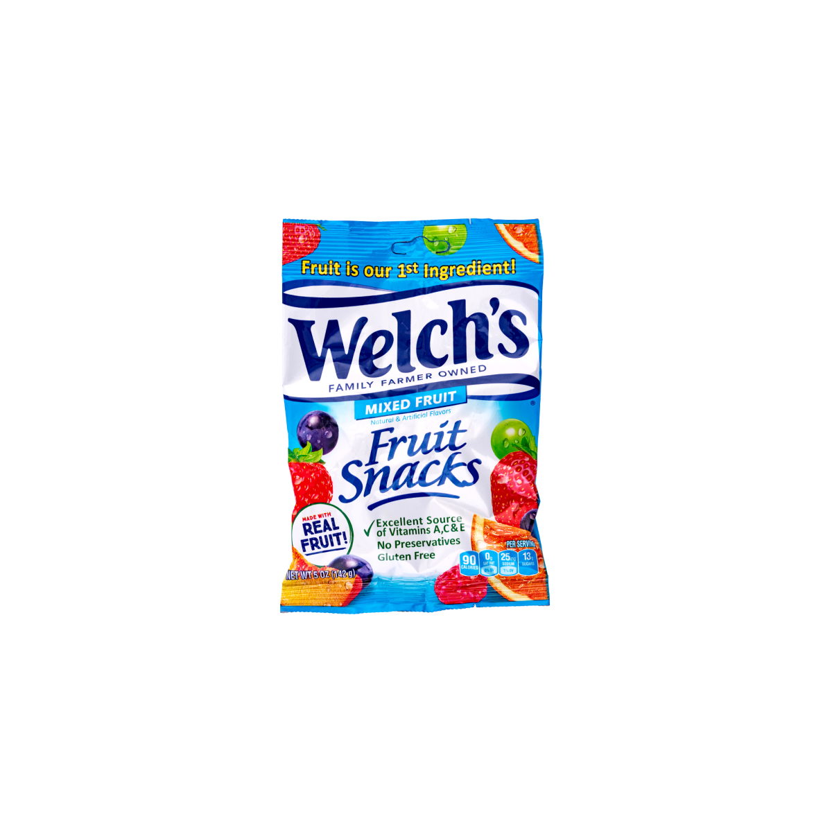 Welsh's Snack aux fruits sans gluten import USA