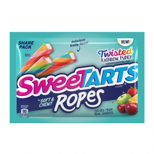 Wonka SweeTarts Soft & Chewy Ropes Twisted Rainbow Punch 99,2g