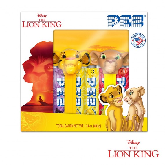 Coffret PEZ Roi Lion Simba et Nala