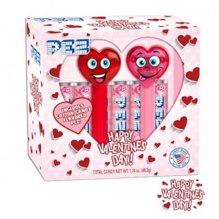 Coffret PEZ Happy Hearts Import USA