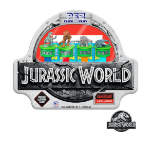 Coffret PEZ Boite Métal Jurassic World Click & Play