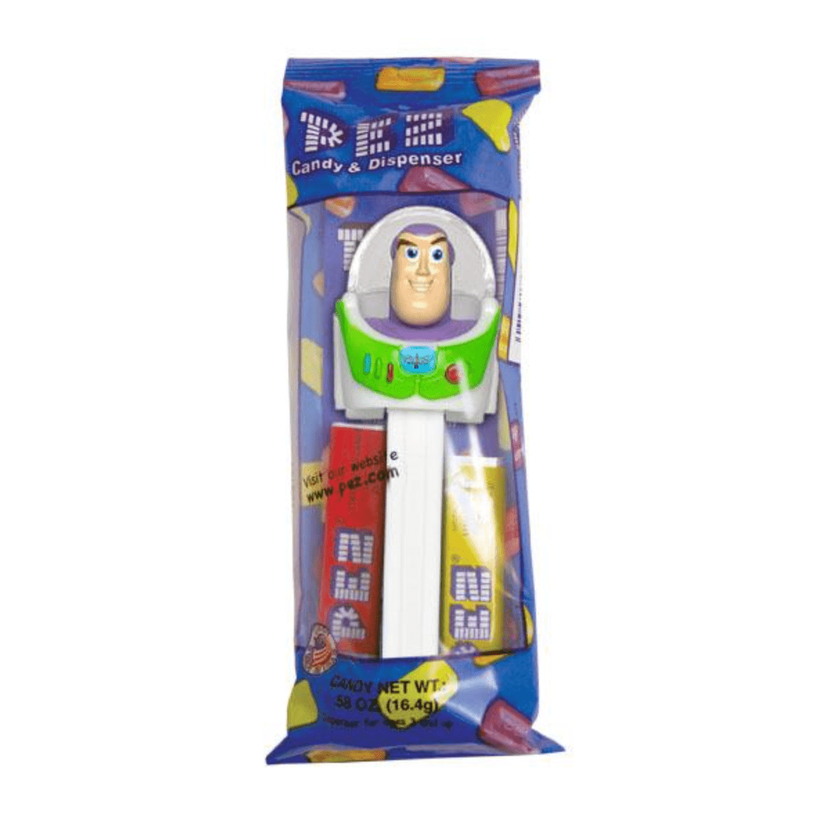 PEZ Buzz L'Eclair en gros conditionnement sur Bonbonrama