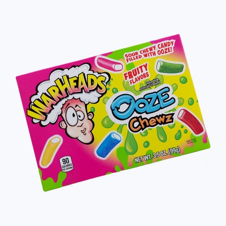 Warheads Ooze Chewz | Réglisses fourrés acides et fruités | Import USA
