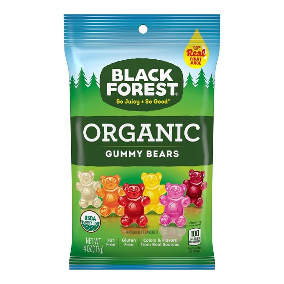 Organic Gummy Bears Black Forest