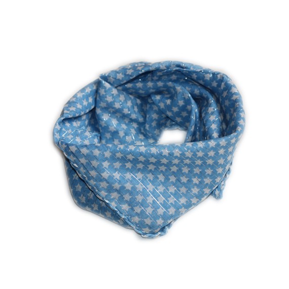 foulard-bleu-etoile