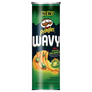 Pringles Wavy Fire Roasted Jalapeño