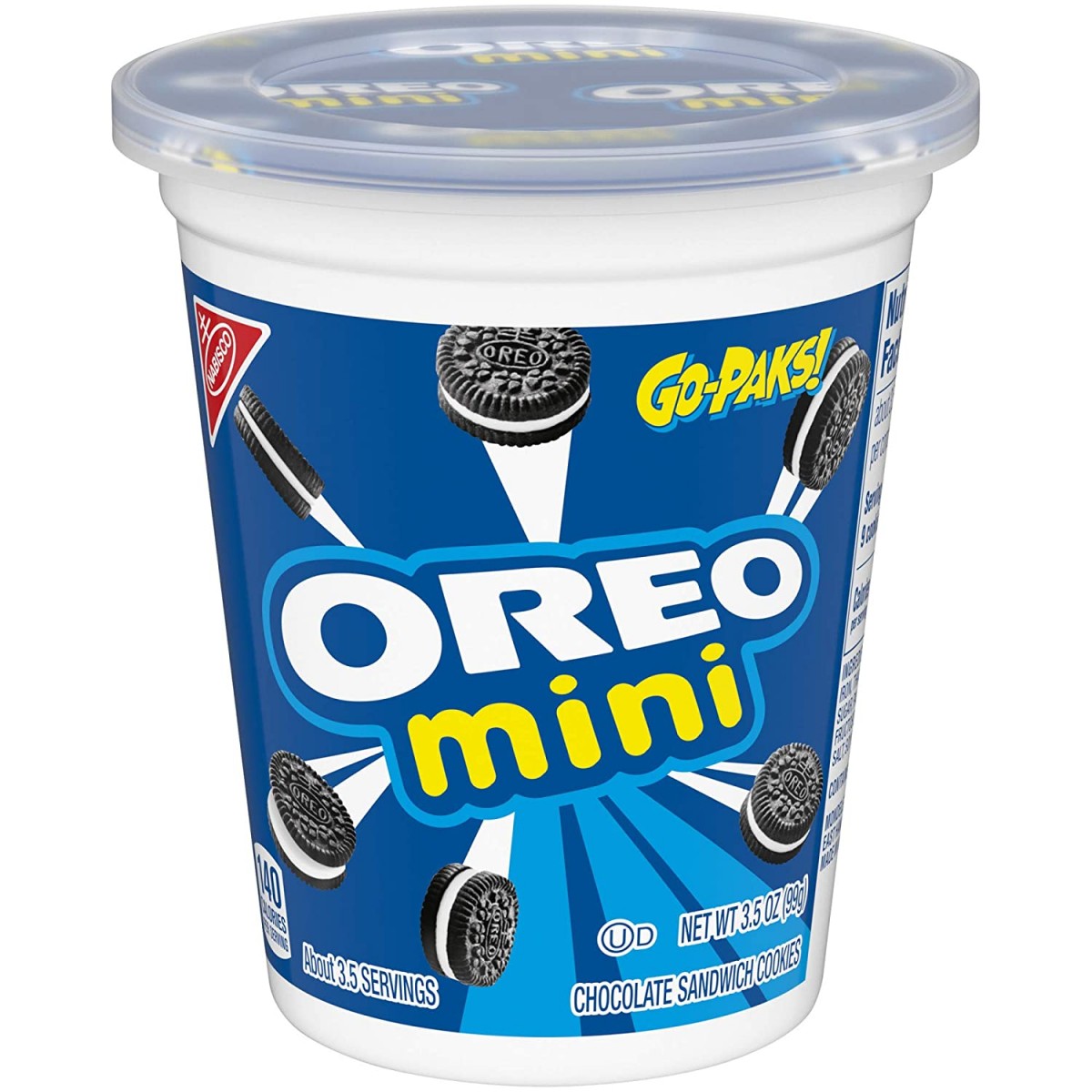 Mini Oreo Chocolate GoPak Mini Oreo dans une tasse Import USA