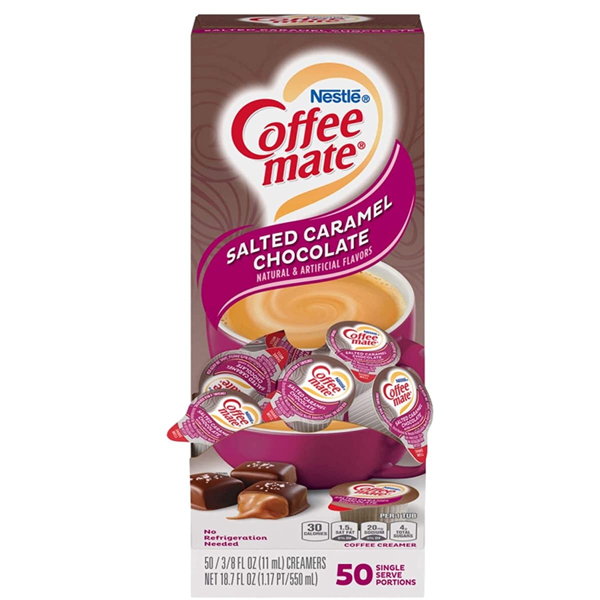 Coffee Mate Salted Caramel Chocolate 50 dosettes individuelles