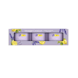 Lemon Lavender Coffret 3 Votives en Verre