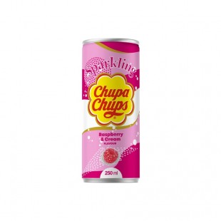 Chupa Chups Raspberry & Cream Sparkling Soda