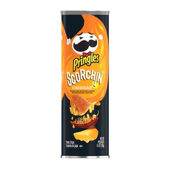 Pringles Crisp Scorching Cheddar