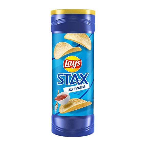Lay's Stax goût salt & vinegar 170g