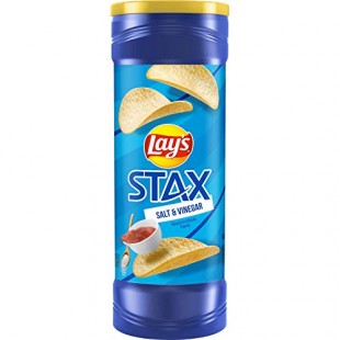 Lay's Stax goût salt & vinegar 170g