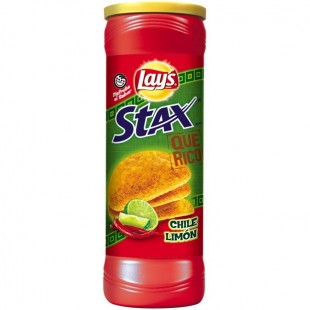 Lay's Stax Chile Limon