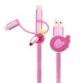 Cable 3-en-1 Flamingo