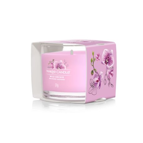 Wild Orchid Votives en Verre