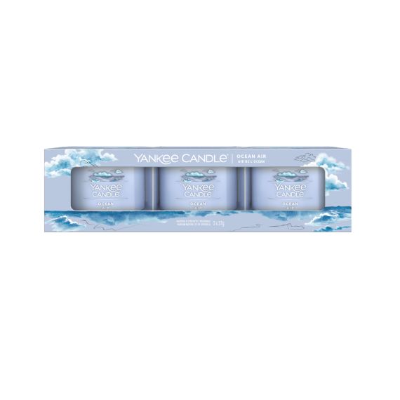 Ocean Air Coffret 3 Votives en Verre