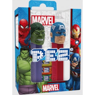 Coffret PEZ MARVEL - Hulk et Captain America