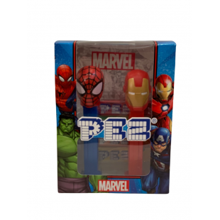 Coffret Pez Marvel - Spiderman et Iron Man
