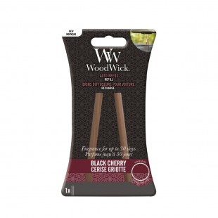 Black Cherry Recharge Brins Diffuseurs Voiture WoodWick
