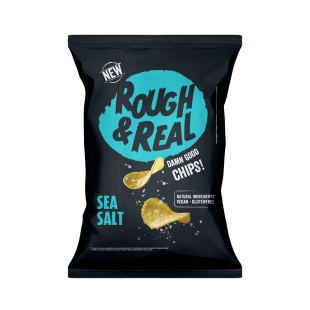Rough & Real Chips Sea Salt 125g